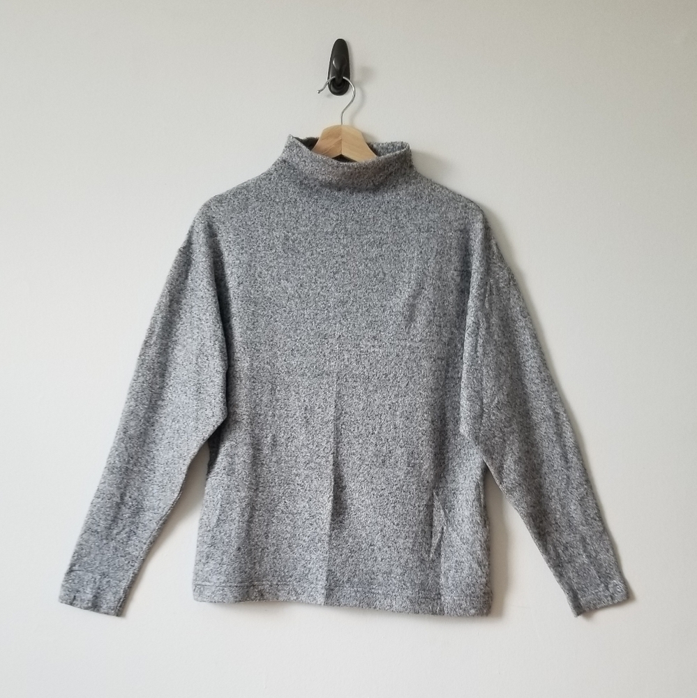 Uniqlo - Mockneck Lightweight Marbled Sweater